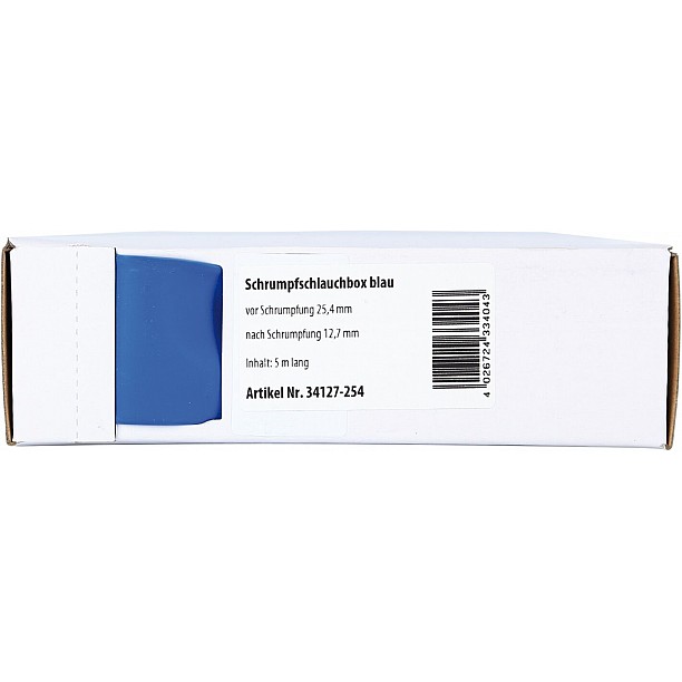 Krimpkous Blauw Ø 25.4 mm / Lengte 5 meter Krimpkous Blauw Ø 25.4 mm / Lengte 5 meter