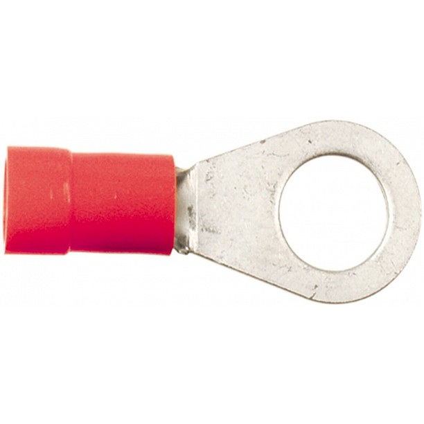 Ring Kabelschoen Rood 0.5 - 1.0 mm² / Breedte 4.0 mm  (100 stuks)