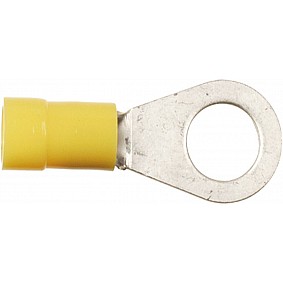 Ring Kabelschoen Geel 4.0 - 6.0mm² / Breedte 4.0 mm (100 stuks)
