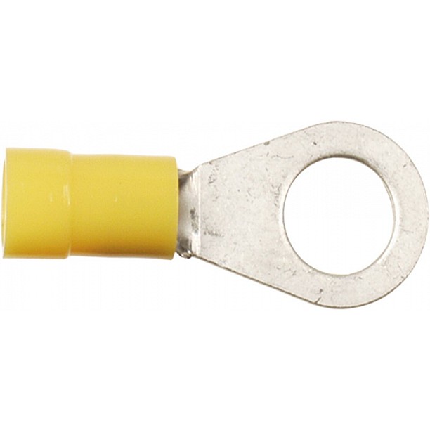 Ring Kabelschoen Geel 4.0 - 6.0mm² / Breedte 4.0 mm (100 stuks)