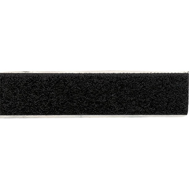 Klittenband Breedte 20 mm / Lengte 25 meter Zwart - zachte zijde