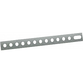 Metalen strip verzinkt lengte 168mm dikte 0.8mm 10 stuks