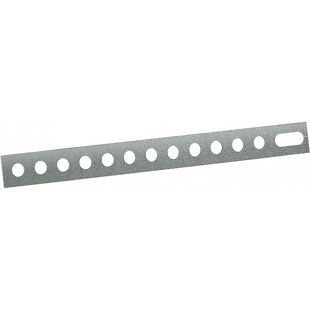 Metalen strip verzinkt lengte 168mm dikte 0.8mm 10 stuks