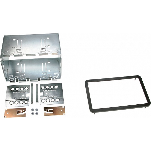 2-DIN Paneel Alfa Romeo 159/ Brera/ Spider (939) - Kleur: Zwart 2-DIN Paneel Alfa Romeo 159/ Brera/ Spider (939) - Kleur: Zwart