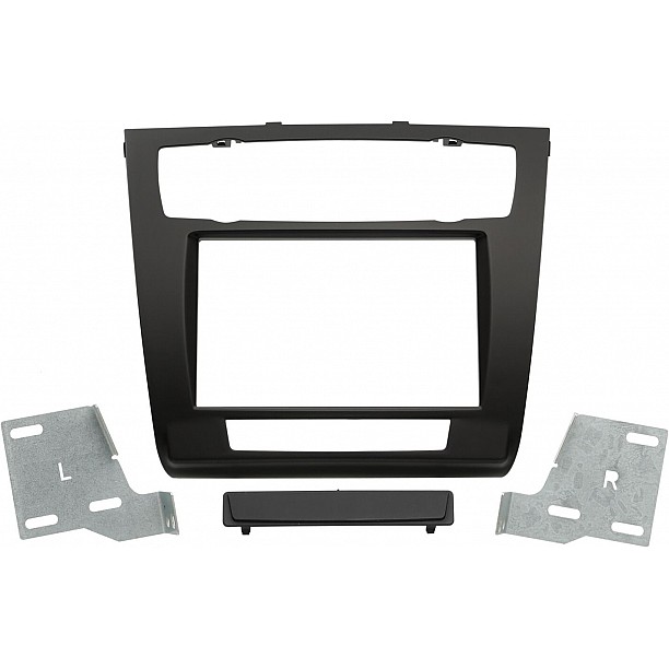 2-DIN Paneel BMW 1-Serie ( E81 / E82 / E87 / E88) 2007-2013 Kleur: Zwart