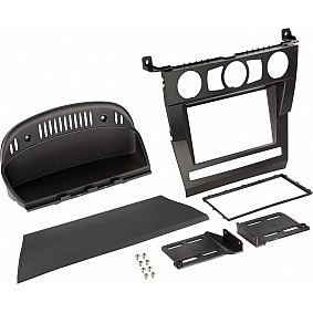 2-DIN Paneel BMW 5-Serie (E60) 2003-2007 Kleur: Zwart