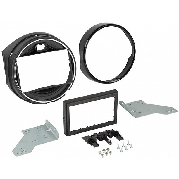 2-DIN Paneel Mini Cooper F55/F56 2014-2019 Kleur: Zwart