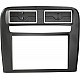 2-DIN Paneel Fiat Grande Punto 2005-2010 Kleur: Zwart