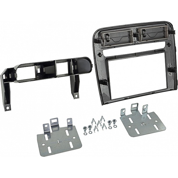 2-DIN Paneel Fiat Grande Punto 2005-2010 Kleur: Zwart