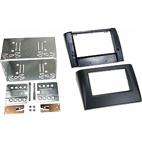 2-DIN Paneel Fiat Stilo (192) 2001-2008 Kleur: Zwart