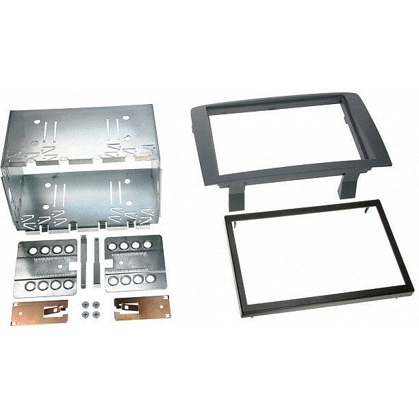 2-DIN Paneel Fiat Idea (350) 2003-2011 Kleur: Grijs 2-DIN Paneel Fiat Idea (350) 2003-2011 Kleur: Grijs