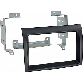 2-DIN Paneel Fiat Ducato - Citroën Jumper - Peugeot Boxer - Kleur : Zwart