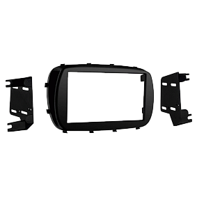 2-DIN Paneel Fiat 500X 2015-2019 Kleur: Zwart (METRA)