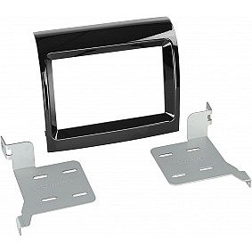 2-DIN Paneel Fiat Ducato - Citroën Jumper - Peugeot Boxer 2014-2022 Facelift Kleur : Piano Zwart