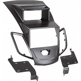 2-DIN Paneel Ford Fiesta (JA8) 2008-2017 - Kleur: Zwart