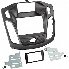 2-DIN Paneel Ford Focus (DYB) 2011-2014 - Kleur: Zwart