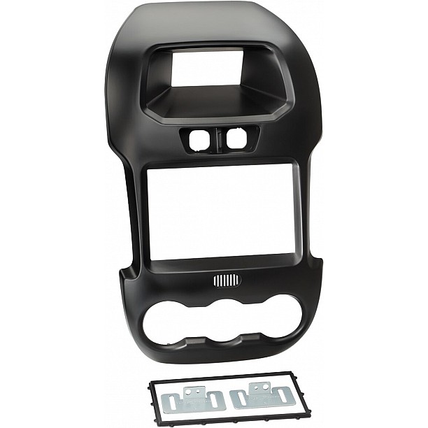 2-DIN Paneel Ford Ranger 2012-2014 Kleur: Zwart Met Display 2-DIN Paneel Ford Ranger 2012-2014 Kleur: Zwart Met Display