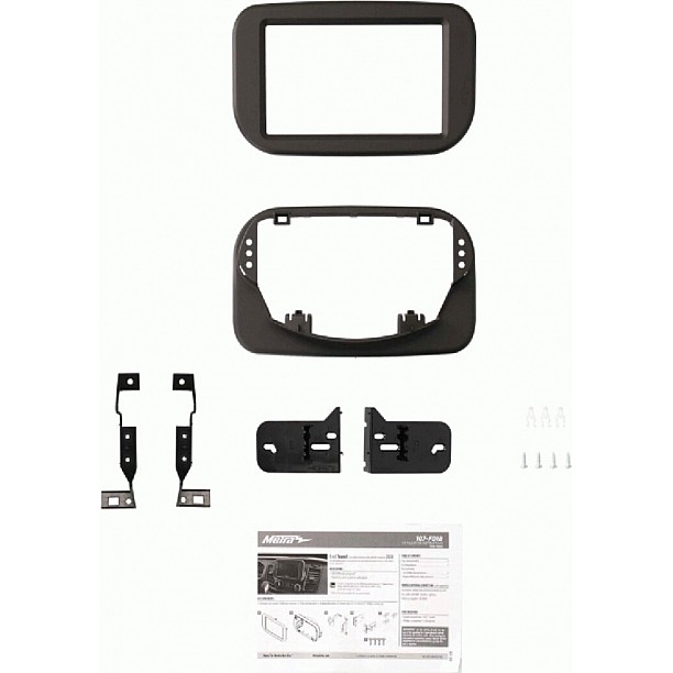 2-DIN Paneel Ford Transit (FD) 03/2019 - 2024 Kleur: mat Zwart (METRA)