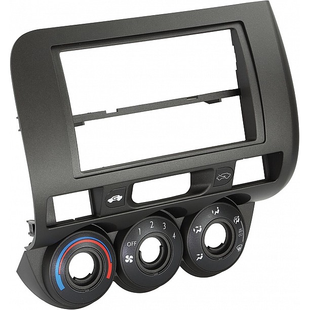 2-DIN Paneel Honda Fit 2006-2007 Kleur: Zwart (METRA)