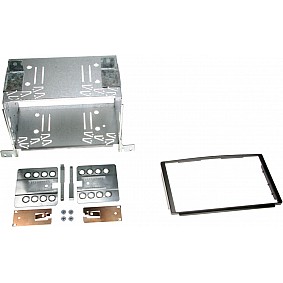 2-DIN Paneel Hyundai Santa Fé 2005-2006 Kleur: Zwart