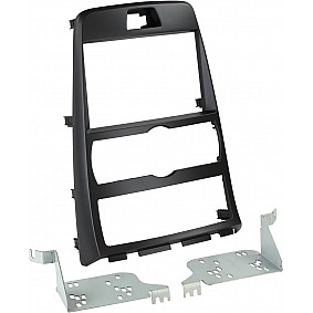 2-DIN Paneel Hyundai Genesis (BK) 2010-2013 Kleur: Zwart