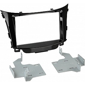 2-DIN Paneel Hyundai i30 (GD/GDH) 2012-2016 Kleur: Piano Zwart