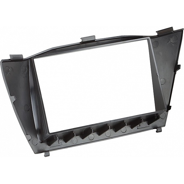 2-DIN Paneel Hyundai iX35 met Pocket 2010-2013 Kleur: Zwart