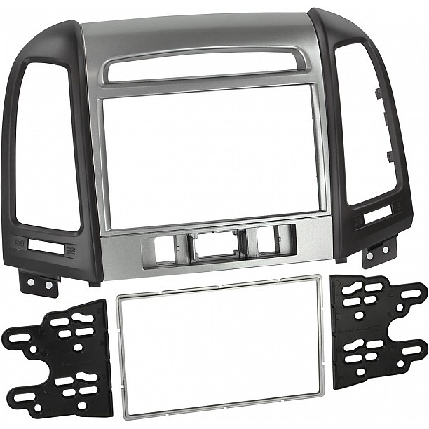 2-DIN Paneel Hyundai Santa Fé 2006-2012 Kleur: Zwart 2-DIN Paneel Hyundai Santa Fé 2006-2012 Kleur: Zwart