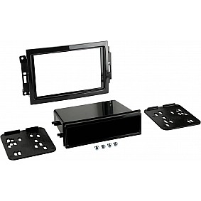 2-DIN Paneel Diverse modellen Chrysler - Jeep - Dodge  Kleur: zwart (METRA)