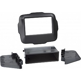 2-DIN Paneel Jeep Renegade 2014-2019 Kleur: Zwart