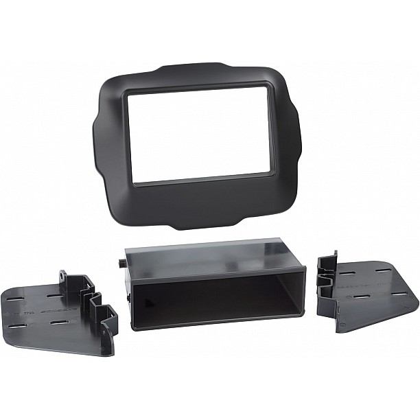 2-DIN Paneel Jeep Renegade 2014-2019 Kleur: Zwart 2-DIN Paneel Jeep Renegade 2014-2019 Kleur: Zwart