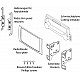 2-DIN radiopaneel Chrysler/Dodge/Jeep diverse voertuigen (METRA)