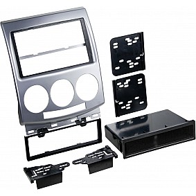 2-DIN Paneel Mazda 5 (CR) 2005-2010 - Kleur: zilver (METRA)