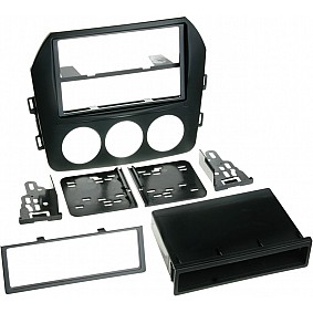 2-DIN Paneel Mazda MX 5 (NC) Miata 2009-2015 - Kleur: Zwart (METRA)