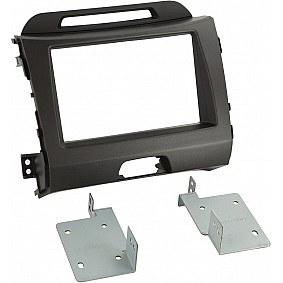 2-DIN Paneel Kia Sportage (SL) 2010-2016 - Kleur: Donker Grijs