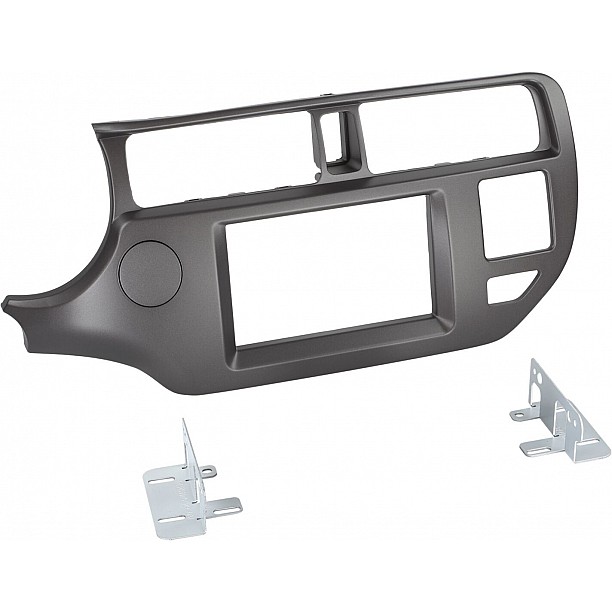 2-DIN Paneel Kia Rio 2011-2015 Kleur: Antraciet