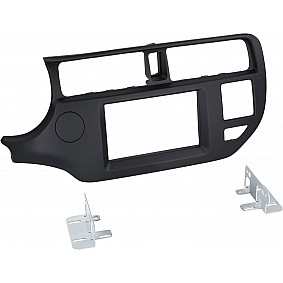 2-DIN Paneel Kia Rio (UB)  2011-2015  Kleur: Zwart