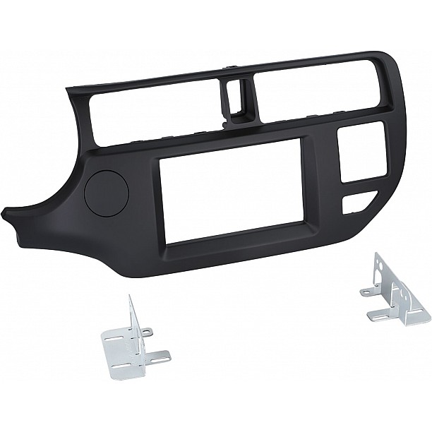 2-DIN Paneel Kia Rio 2011-2015  Kleur: Zwart