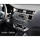 2-DIN Paneel Kia Rio 2011-2015 Kleur: Antraciet