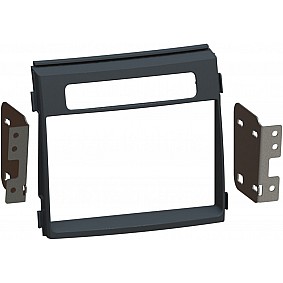 2-DIN Paneel Kia Soul (AM Facelift) 2011-2014 Kleur: Zwart