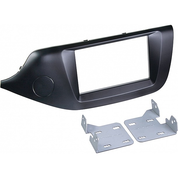 2-DIN Paneel Kia Cee'd (JD) / Cee'd SW (JD) / Pro Cee'd (JD) Kleur: Zwart