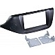 2-DIN Paneel Kia Cee'd (JD) / Cee'd SW (JD) / Pro Cee'd (JD) Kleur: Zwart