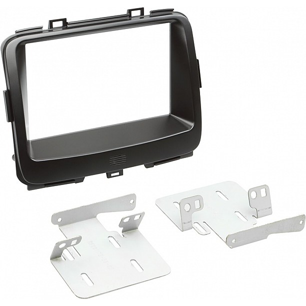 2-DIN Paneel Kia Carens IV (RP) 2013-2019 Kleur: Zwart 2-DIN Paneel Kia Carens IV (RP) 2013-2019 Kleur: Zwart