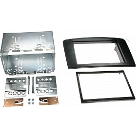 2-DIN Paneel Mercedes Benz M-Klasse (W164)- Kleur: Zwart