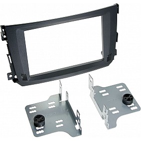 2-DIN Paneel Smart Smart For Two (A451) (C541)  2010-2015 Kleur: Zwart
