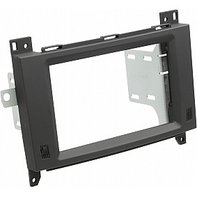 2-DIN Paneel Mercedes Benz Viano / Vito 2006-2014 Kleur: Rubbertouch Zwart LET OP: UITLOPEND ARTIKEL