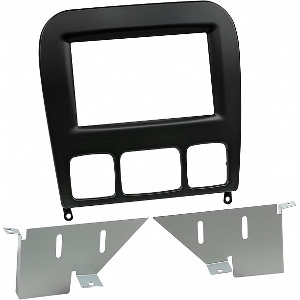2-DIN Paneel Mercedes Benz S-Klasse (W220) 1998-2005 Kleur: Zwart 2-DIN Paneel Mercedes Benz S-Klasse (W220) 1998-2005 Kleur: Zwart