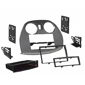 2-DIN Paneel Mitsubishi Eclipse (4G) 2005-2012 Kleur: Zwart (METRA)