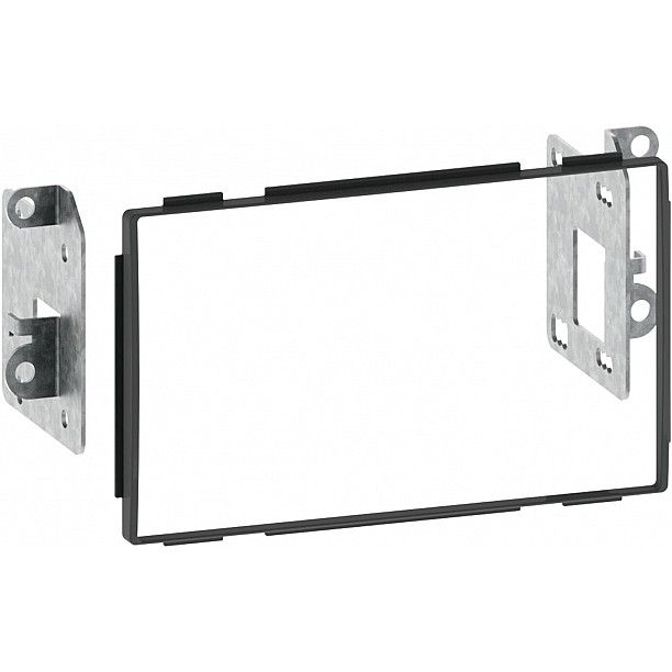 2-DIN Paneel Nissan Qashqai 2007-2013 - Kleur: Zwart