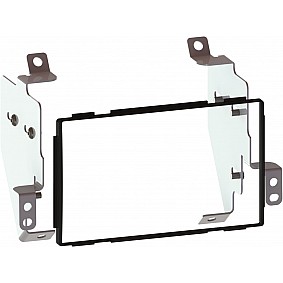 2-DIN Paneel Nissan Note (E11) 2006-2013 - kleur: Zwart